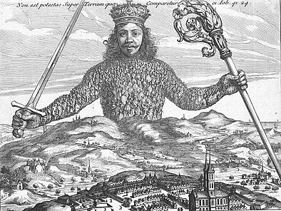 Frontispiece of Hobbes' Leviathan