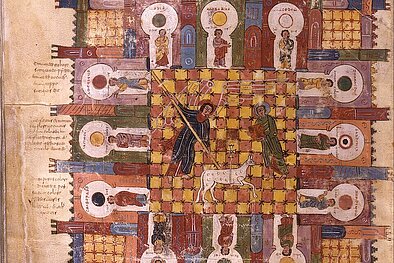 Manuscript with apocalyptic image