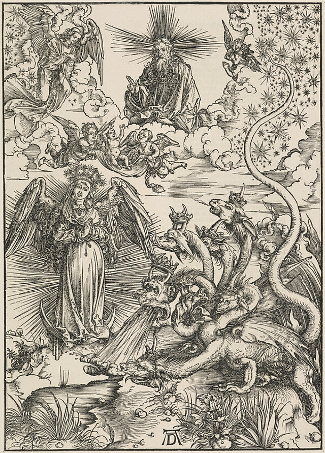 Image of Albrecht Dürer, The Apocalyptic Woman (from The Apocalypse: The Book of the Revelation of Saint John)